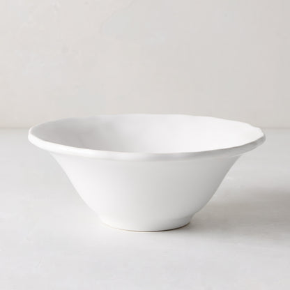 Pebble White Ceramic Soup Bowl