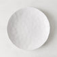 Pebble White Ceramic Salad Plate