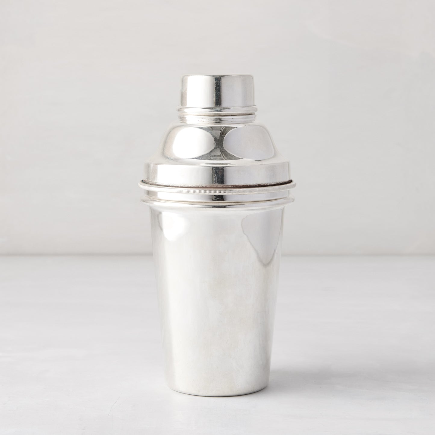 vintage silverplate cocktail shaker 