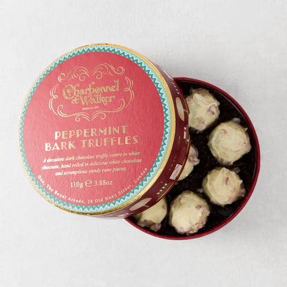 Holiday Peppermint Truffle Chocolates