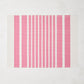 Pink Stripe Woven Placemats, Set of 4
