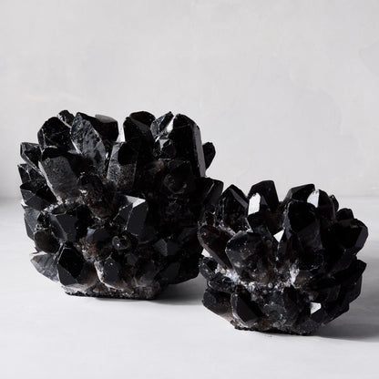 Black Classic Quartz Votive Candle Holder