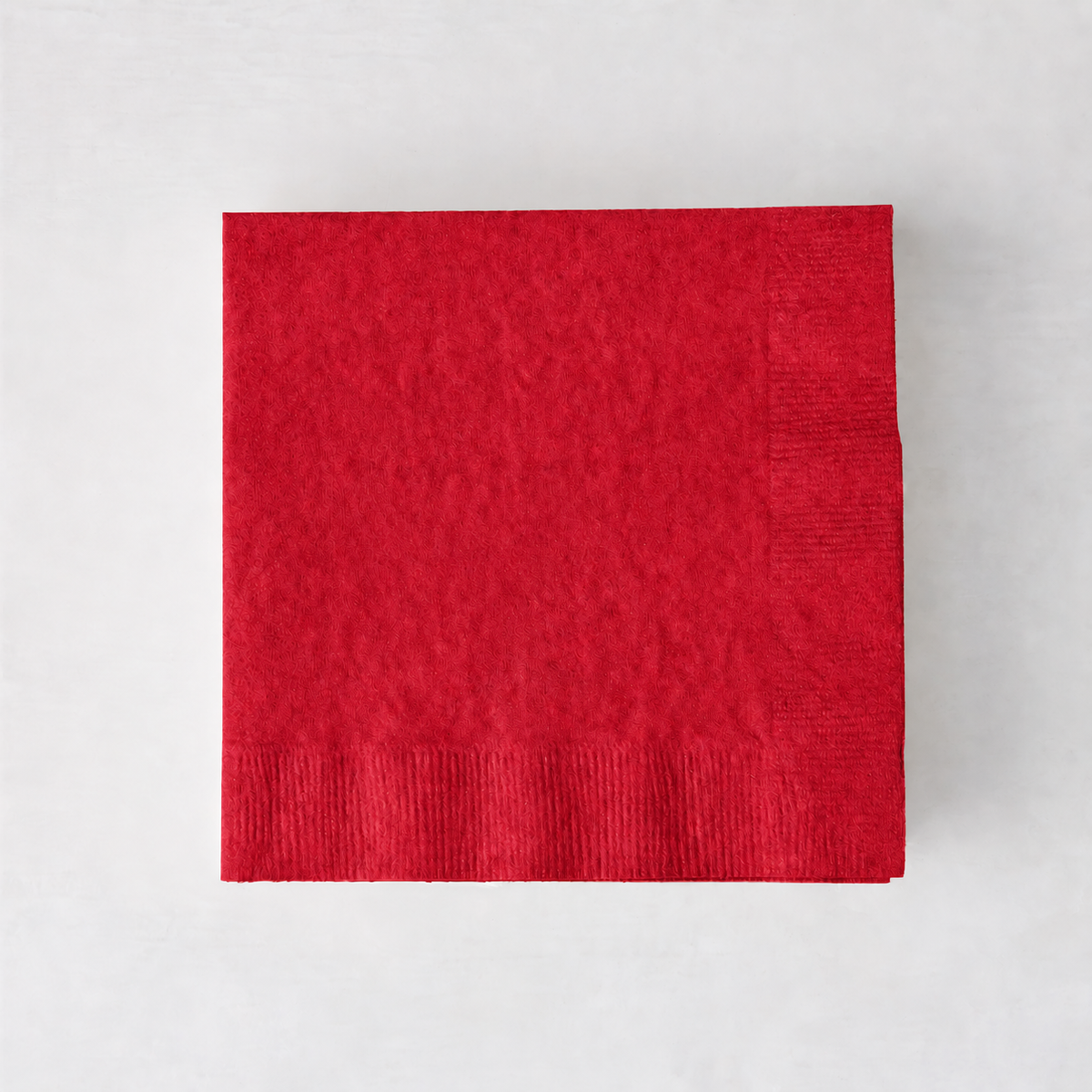 Personalized Red Paper Cocktail Napkins, Set of 100