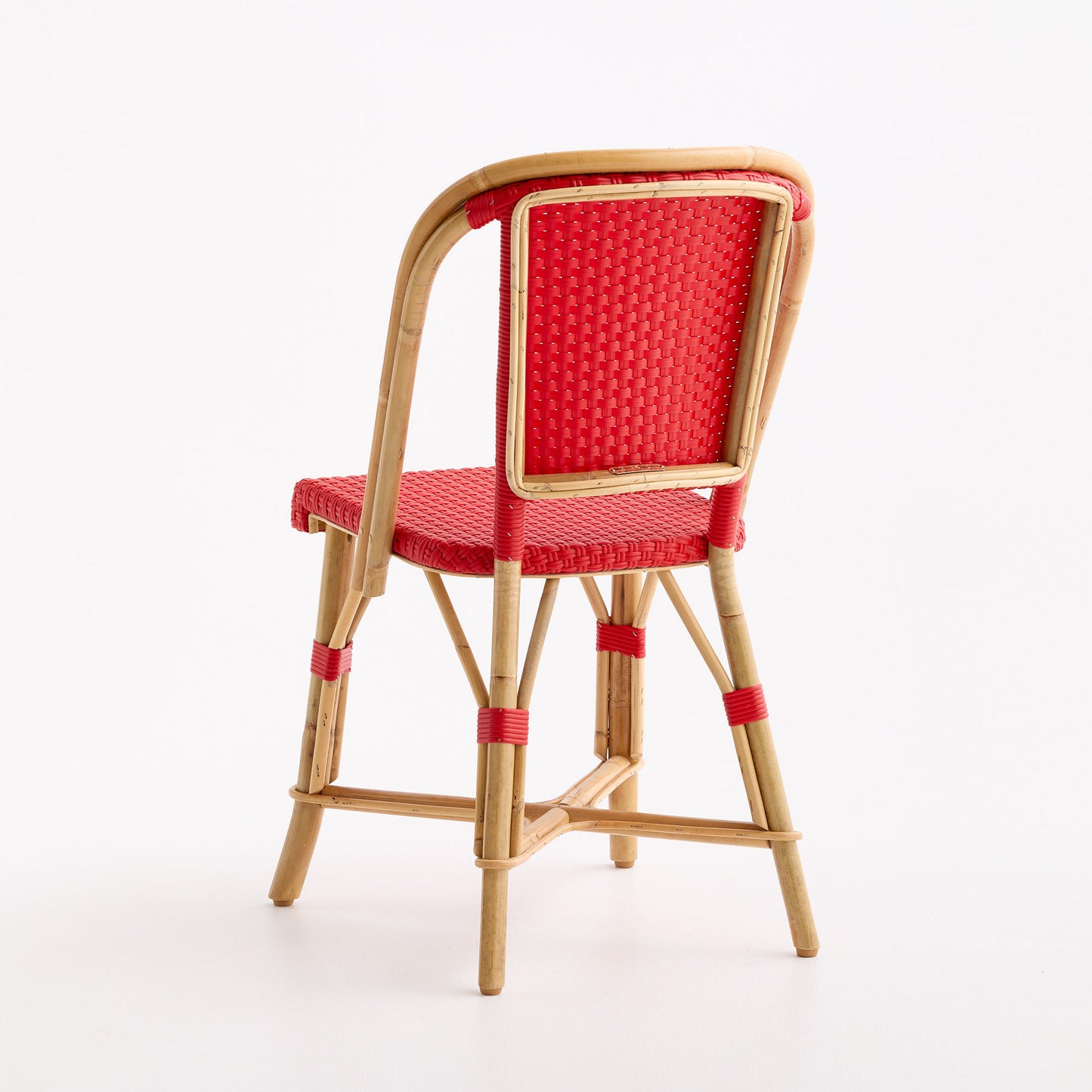 Rattan Fouquets Scarlet Red Bistro Chair