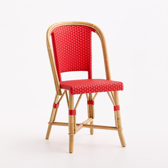 Rattan Fouquets Scarlet Red Bistro Chair