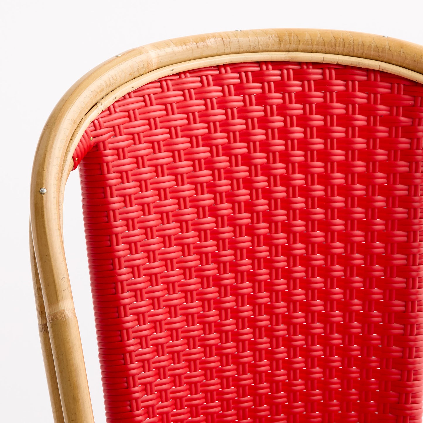 Rattan Fouquets Scarlet Red Bistro Chair