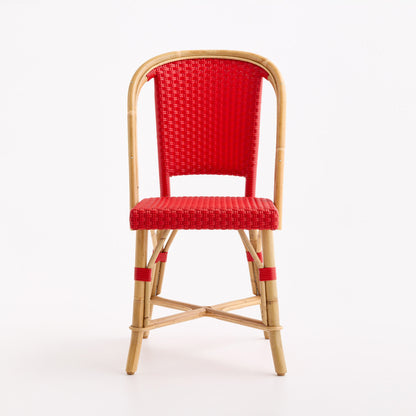 Rattan Fouquets Scarlet Red Bistro Chair