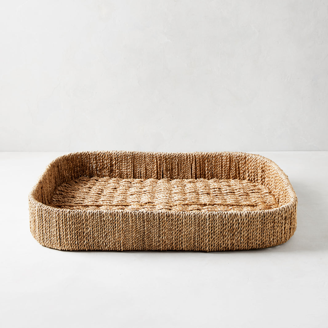Bar Trays: Vintage Silver, Rattan & Wood Bar Trays - Hudson Grace
