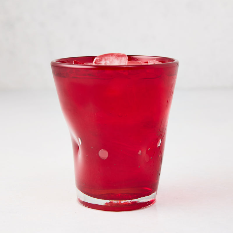 Red Henri Glass, 8 oz.