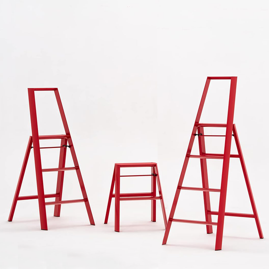 Red Lucano Hasegawa Lightweight Ladders