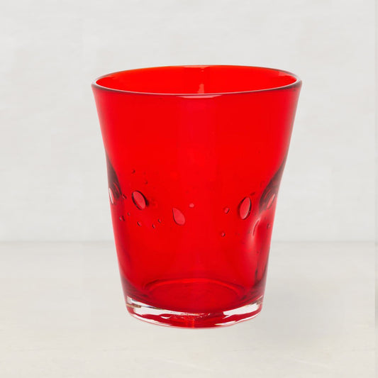 Red Henri Glass, 8 oz.