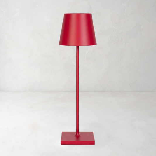 Red Poldina Pro Rechargeable LED Lamp
