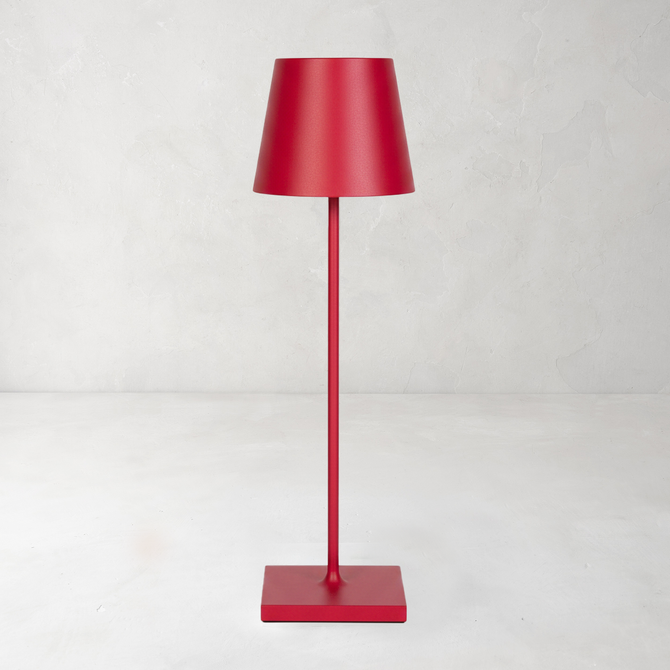 Red Poldina Pro Rechargeable LED Lamp