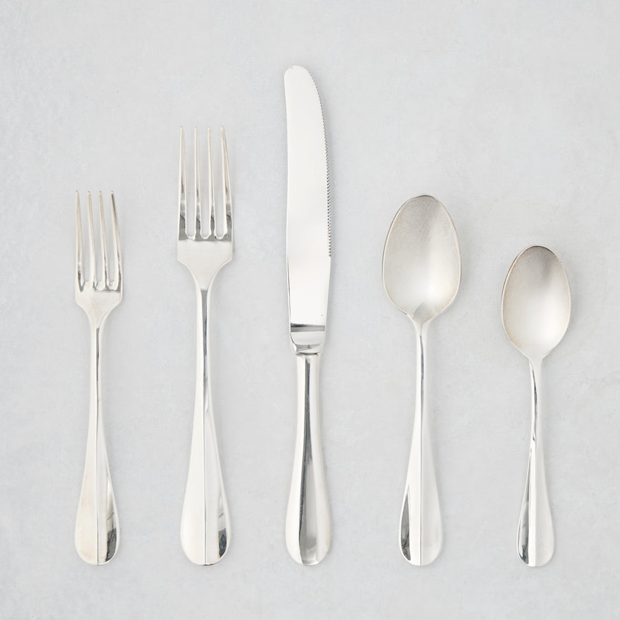 Roma Hotel Silverplate 5-Piece Flatware Set