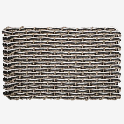 Sand, Charcoal, Pearl Rope Doormat