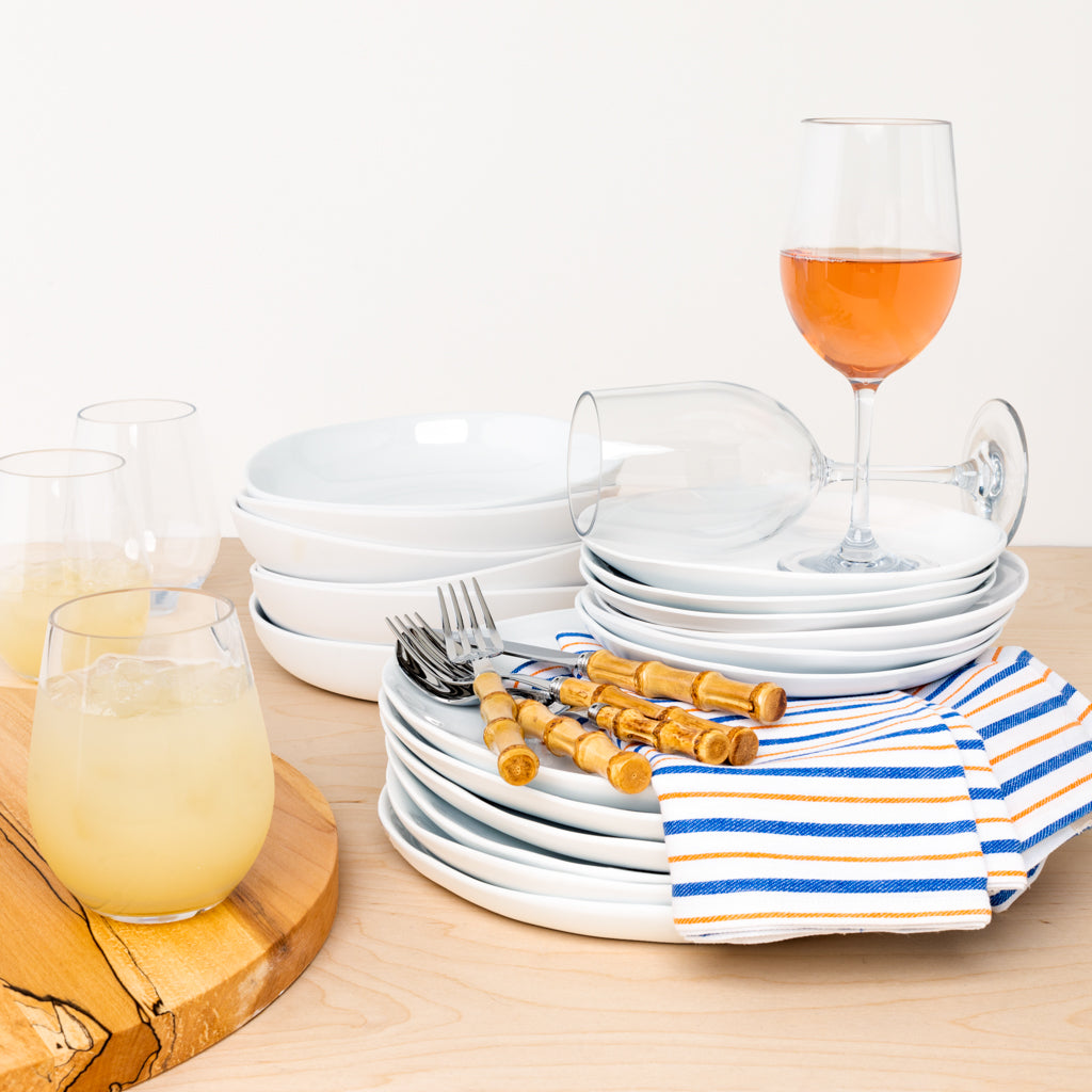 Wine Outdoor Dining Plates And Glasses Poolside Outdoor Acrylic