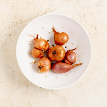 Hudson Grace White Ceramic Berry Bowl