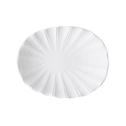 Sand Dollar Ceramic Small Oval Platter