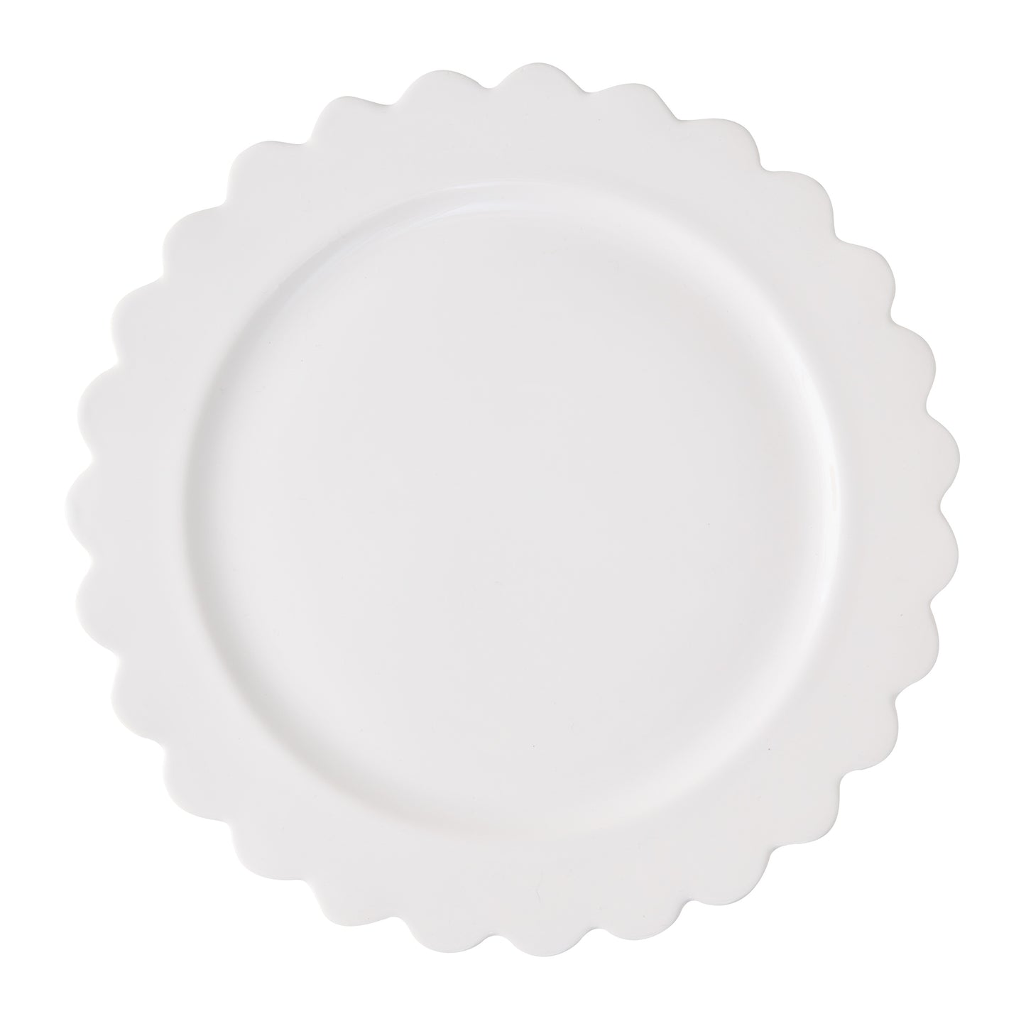 Scalloped Dinner Plate