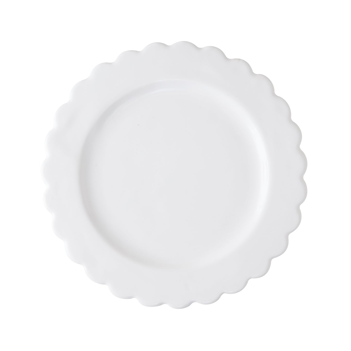 Scalloped Individual Salad Plate