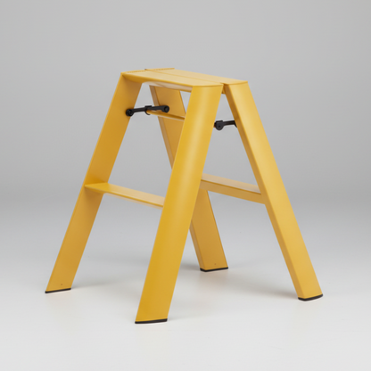 Mustard Yellow Lucano Hasegawa 2- Step Lightweight Ladder