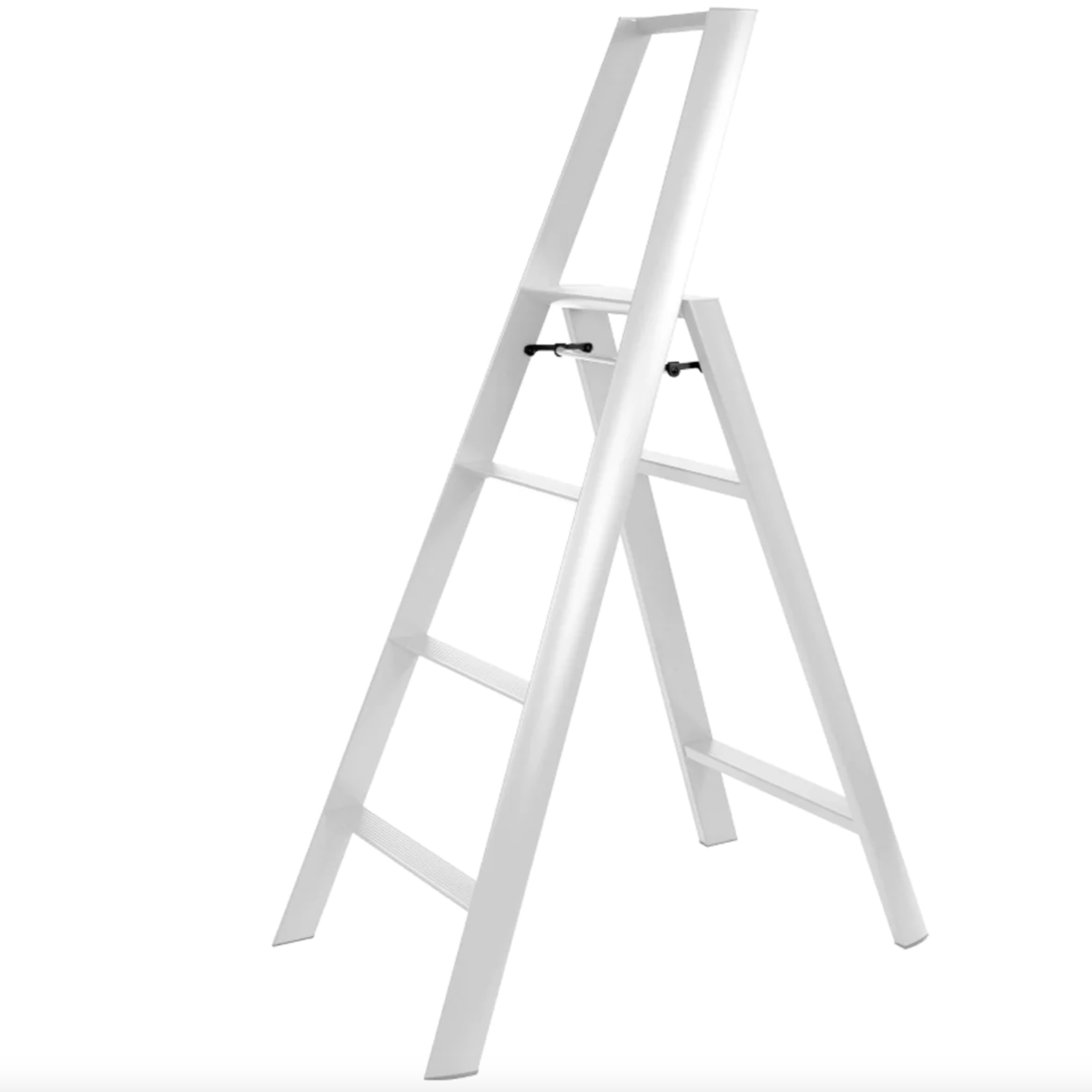 White Lucano Hasegawa 4-Step Ladder