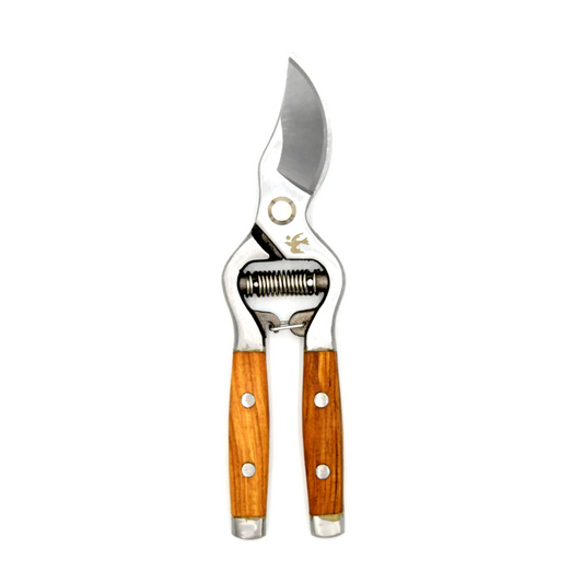 Secateurs with Wood Handle