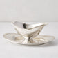 Silverplate Siena Gravy Boat with Plate