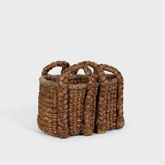 Small Rectangular Woven Water Hyacinth Basket