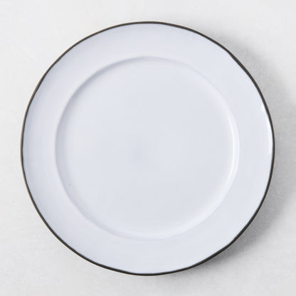 Smoke Grey Stoneware Dinner Plate