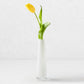 White Solifleur Large Glass Bud Vase