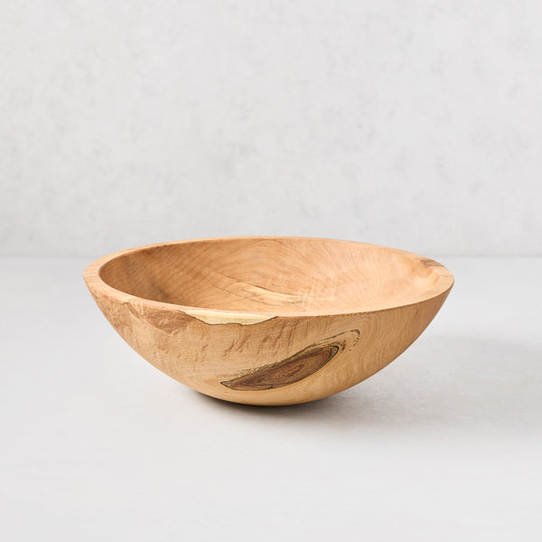 Spalted Maple Wood Bowl, 13"