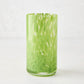 Green Spotted Highball Glass