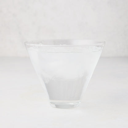Stemless Martini Glass
