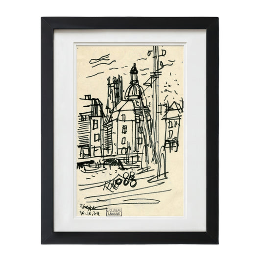 J. Cluseau Lanauve San Sebastián Number #1 Sketch Print