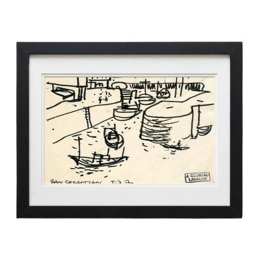 J. Cluseau Lanauve San Sebastián Number #3 Sketch Print