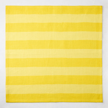 Yellow Tonal Hampton Stripe Cotton Napkin