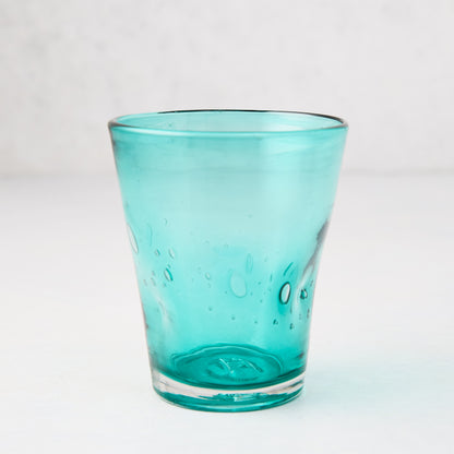 Turquoise Henri Glass, 8 oz.
