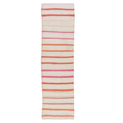 Vintage Warm Stripe Runner Rug 2'8x10'8