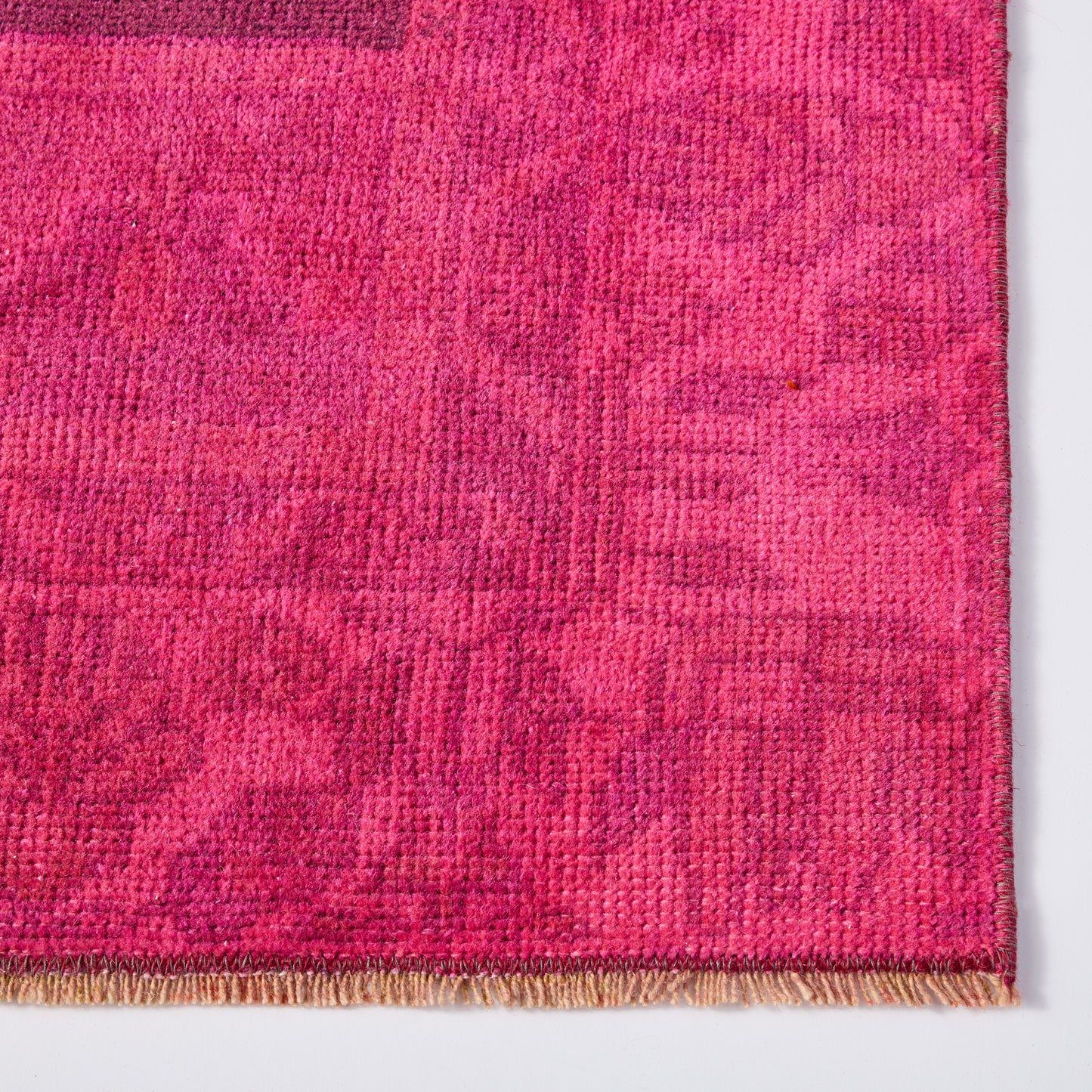 Vintage Hot Pink Clarissa Rug, 3'7 x 6'9