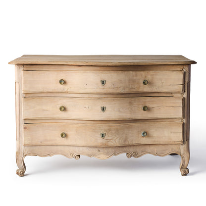 Vintage Italian Natural Oak Chest