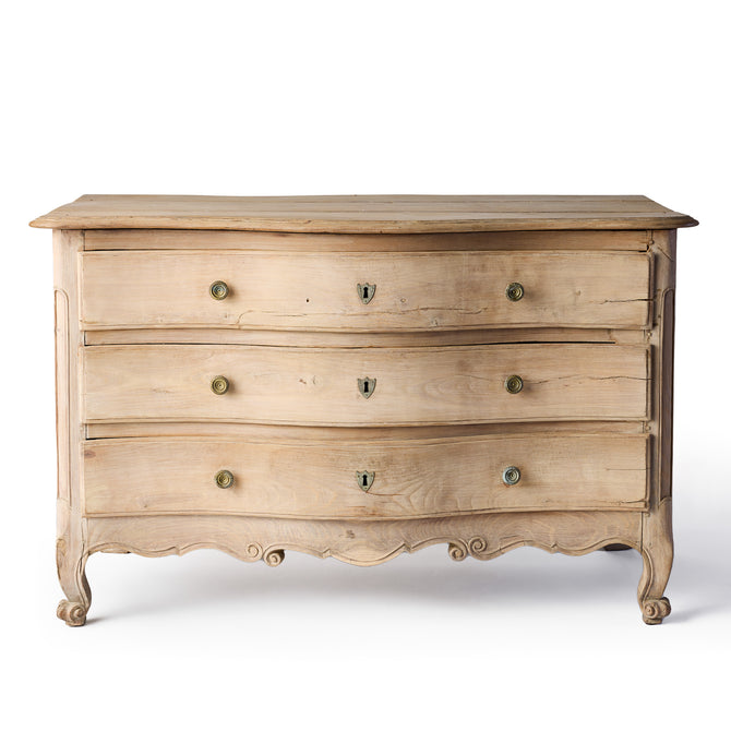 Vintage Italian Natural Oak Chest