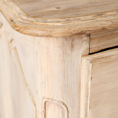 Vintage Italian Natural Oak Chest