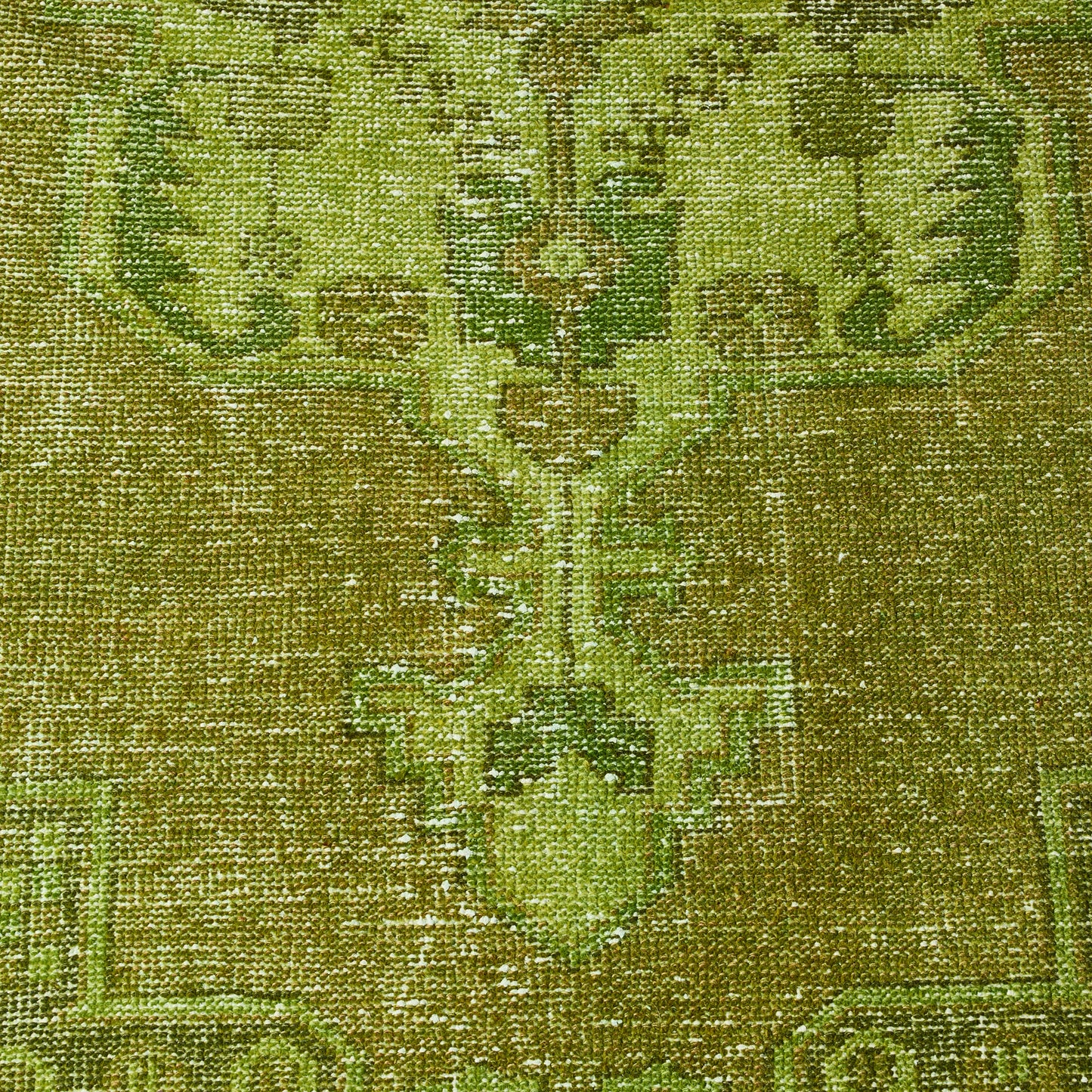 Vintage Green Lucia Runner Rug, 3'0 x 8'2