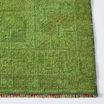 Vintage Green Matilda Rug, 3'10 x 6'8