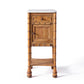 Vintage Oak Wood Nightstand