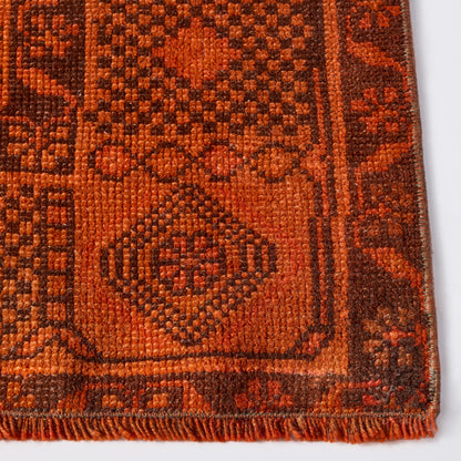 Vintage Dark Red Paloma Rug, 4'4 x 7'9