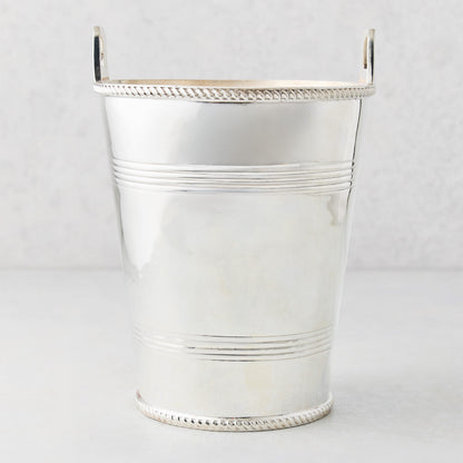 Vintage Silverplate Cosima Champagne Bucket with Rings