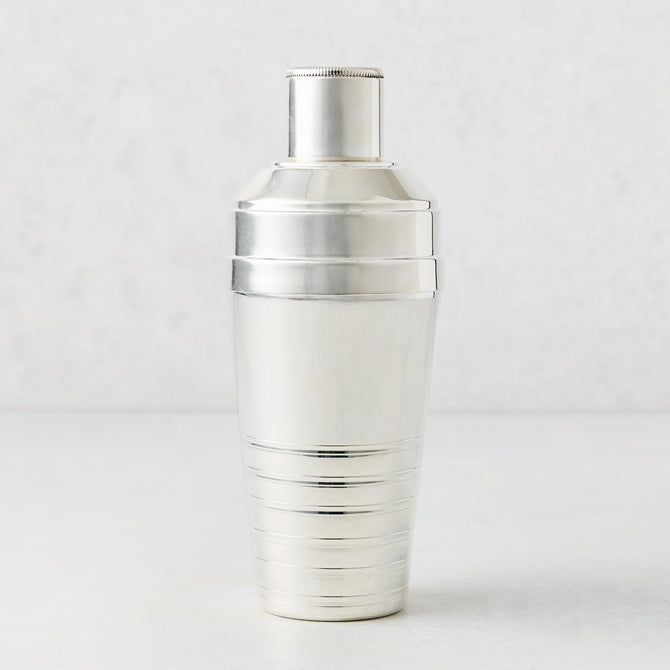 Vintage Silverplate Erica Deco Lined Shaker
