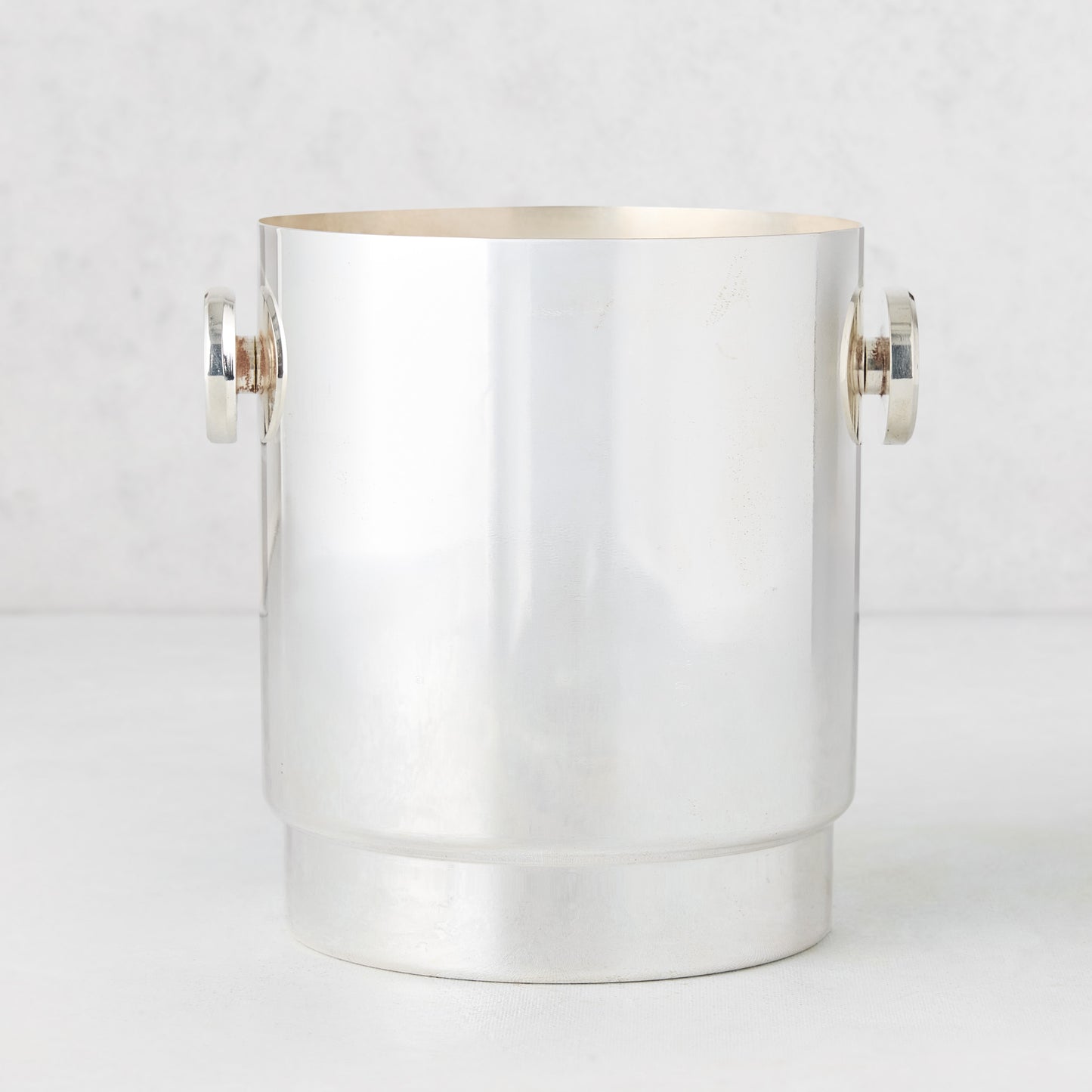 Vintage Silverplate Gabby Ice Bucket with Round Handles
